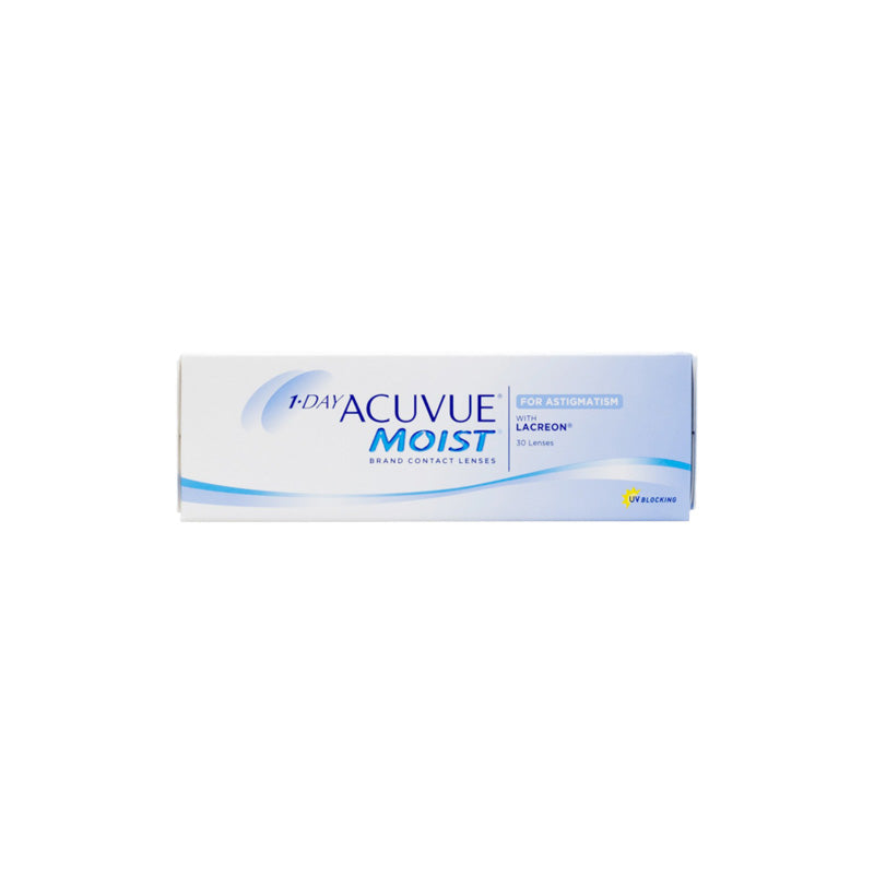 Acuvue Moist 1-Day 30 Pack Contact Lenses - Astigmatism