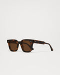 Chimi 24355 Rectangle SUNGLASSES - Brown