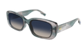 Mcq MQ0301S-006 RECTANGULAR / SQUARED Sunglasses - Havana