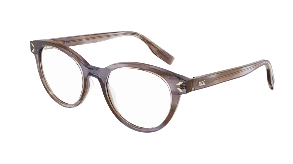 Mcq MQ0308O-009 Womens ROUND/OVAL/PANTHOS Optical Frames - Havana