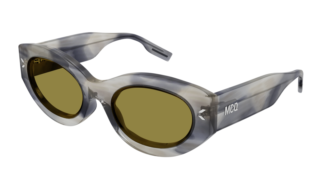 Mcq MQ0324S-003 Womens CAT EYE Sunglasses - Havana