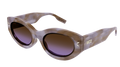 Mcq MQ0324S-004 Womens CAT EYE Sunglasses - Violet