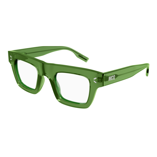 Mcq MQ0344O-004 Mens RECTANGULAR / SQUARED Optical Frame - Green