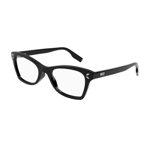 Mcq MQ0347O-001 Womens RECTANGULAR / SQUARED Optical Frame - Black