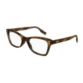 Mcq MQ0347O-002 Womens RECTANGULAR / SQUARED Optical Frame - Havana