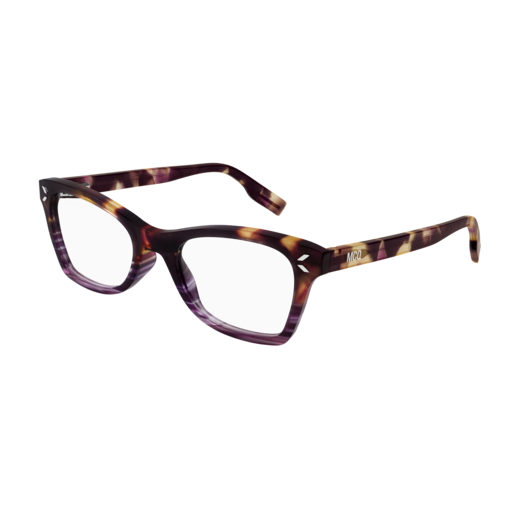 Mcq MQ0347O-007 Womens RECTANGULAR / SQUARED Optical Frame - Havana