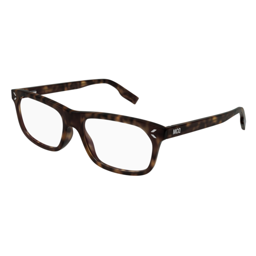 Mcq MQ0349O-002 Mens RECTANGULAR / SQUARED Optical Frame - Havana