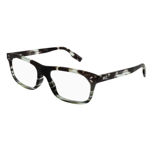 Mcq MQ0349O-004 Mens RECTANGULAR / SQUARED Optical Frame - Havana