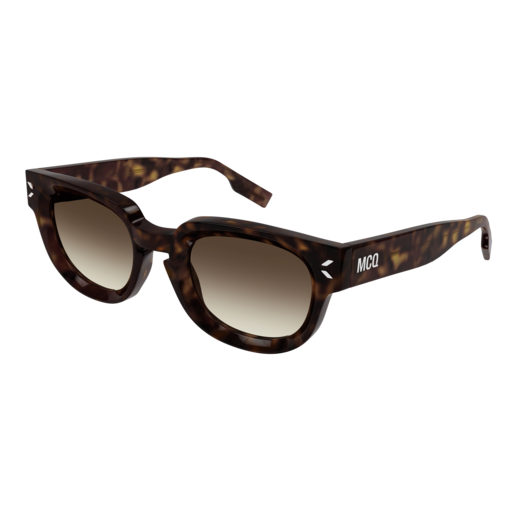 Mcq MQ0346S-002 ROUND/OVAL/PANTHOS Sunglasses - Havana