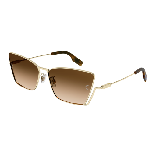 Mcq MQ0350S-002 Womens CAT EYE Sunglasses - Gold