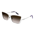 Mcq MQ0350S-003 Womens CAT EYE Sunglasses - Silver