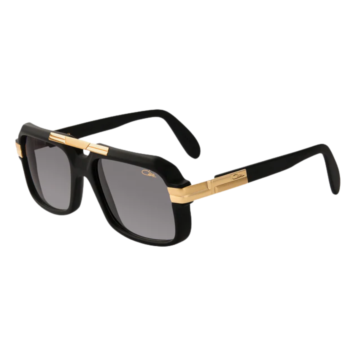 Cazal Shiny Black Square Sunglasses - Male - 663/3 C1
