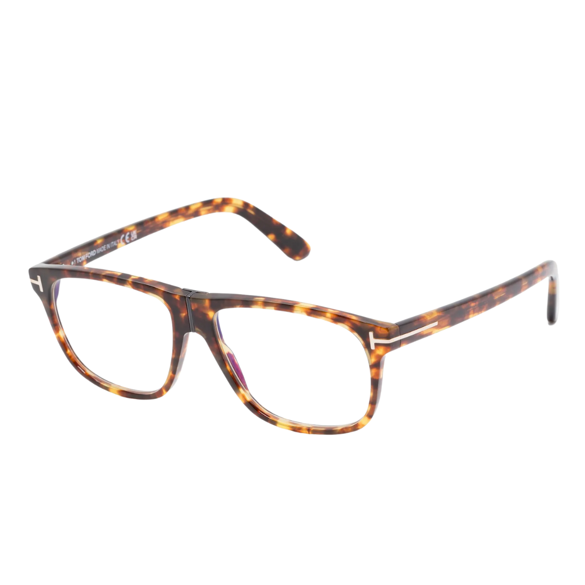 Tom Ford 23297 Womens Square Optical Frames - Havana