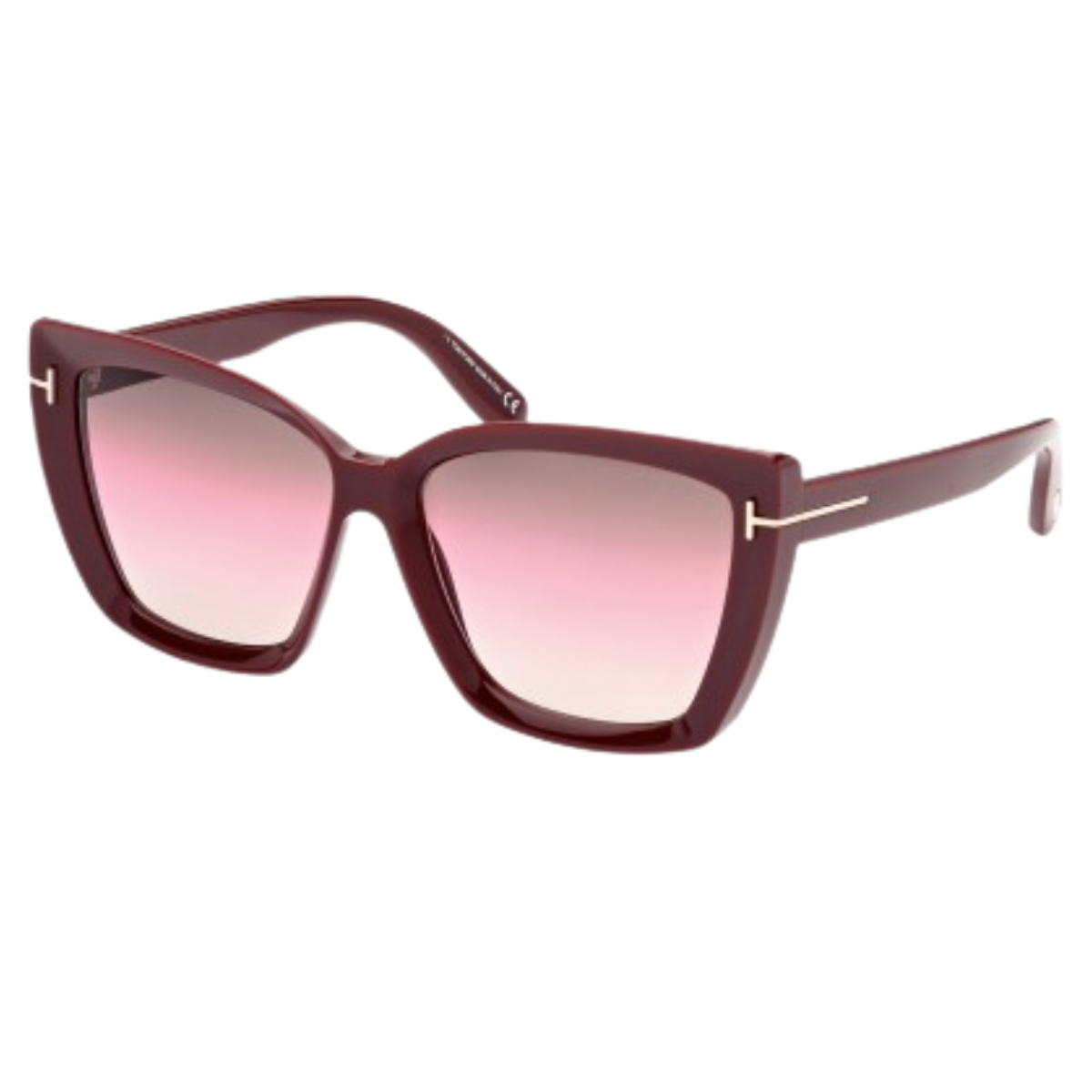 Tom Ford 23089 Mens Cat Eye SUNGLASSES - Burgundy