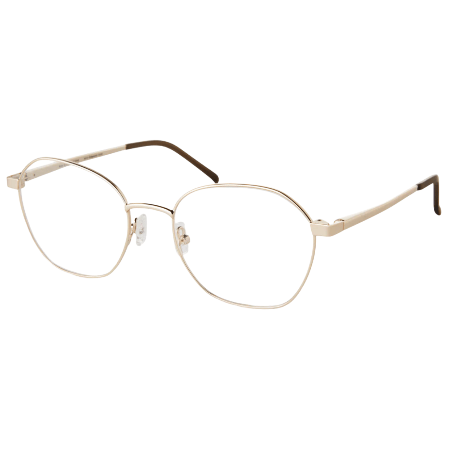 Eco 24299 Womens Round or Oval Optical Frames - Gold