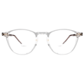 Eco 24300 Womens Round or Oval Optical Frames - Crystal