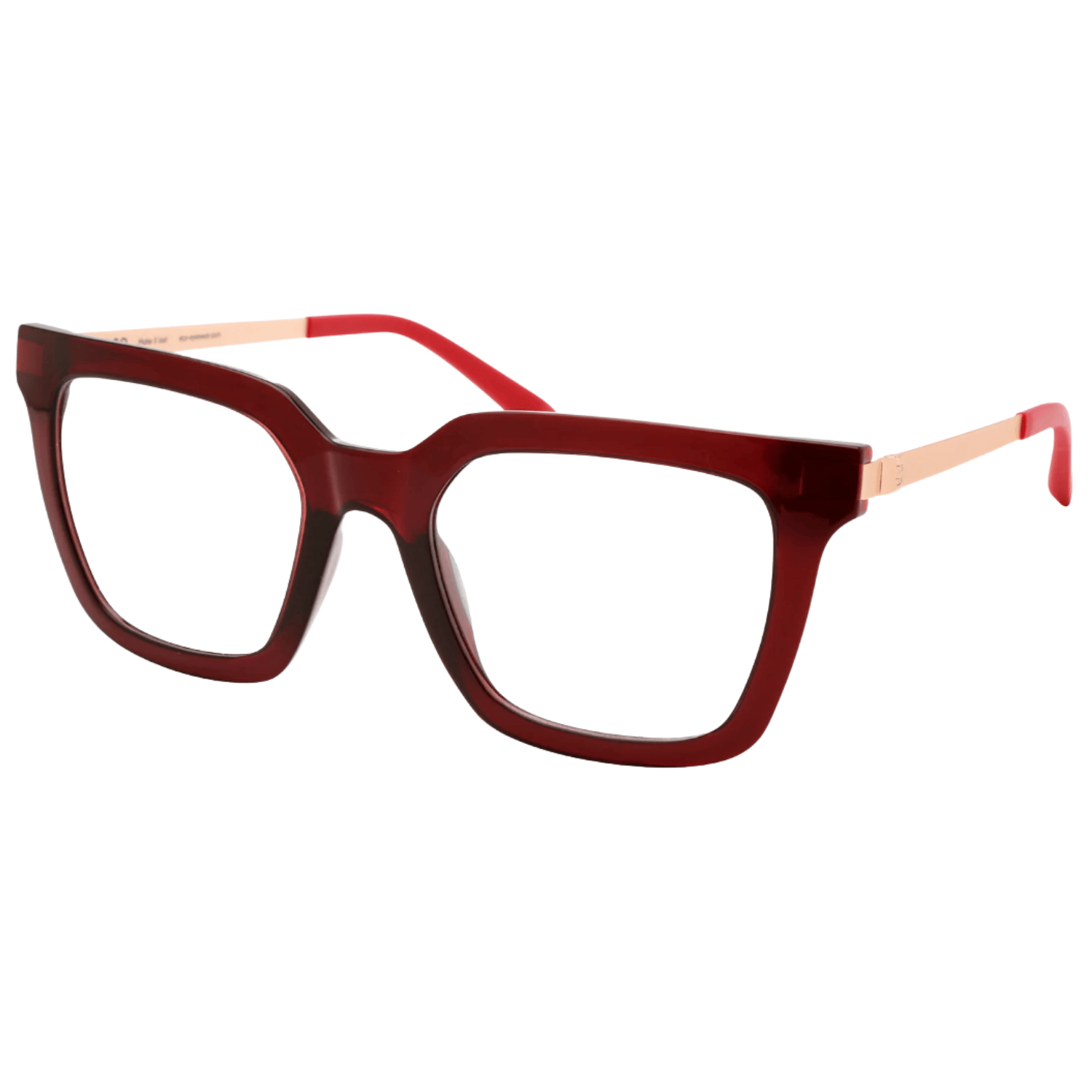 Eco 23966 Womens Rectangle Optical Frames - Pink