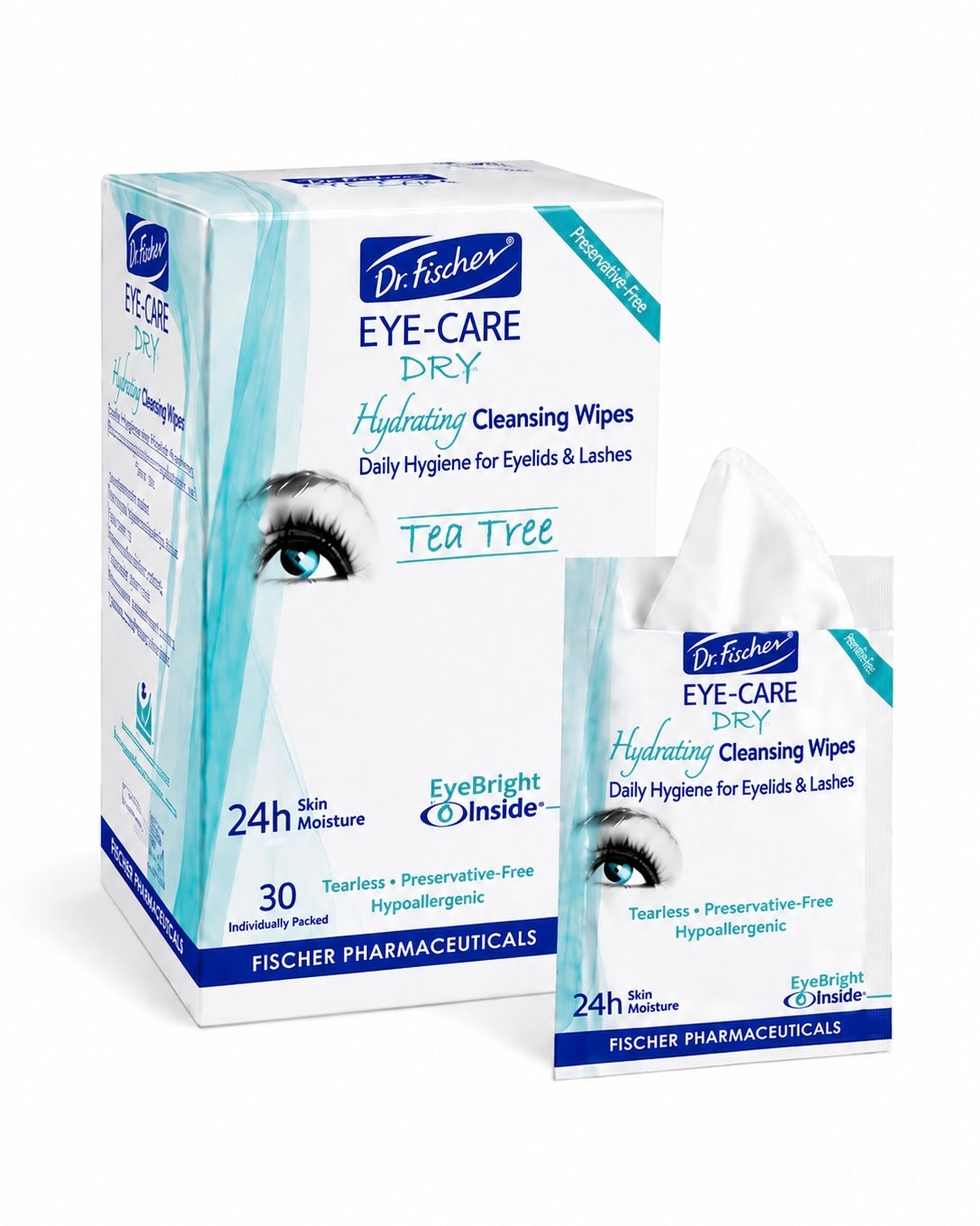 Dr Fischer Cleansing wipes 30 Individually Packed Wipes