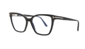 Tom Ford 10176 Womens Cat Eye Optical Frames - Black
