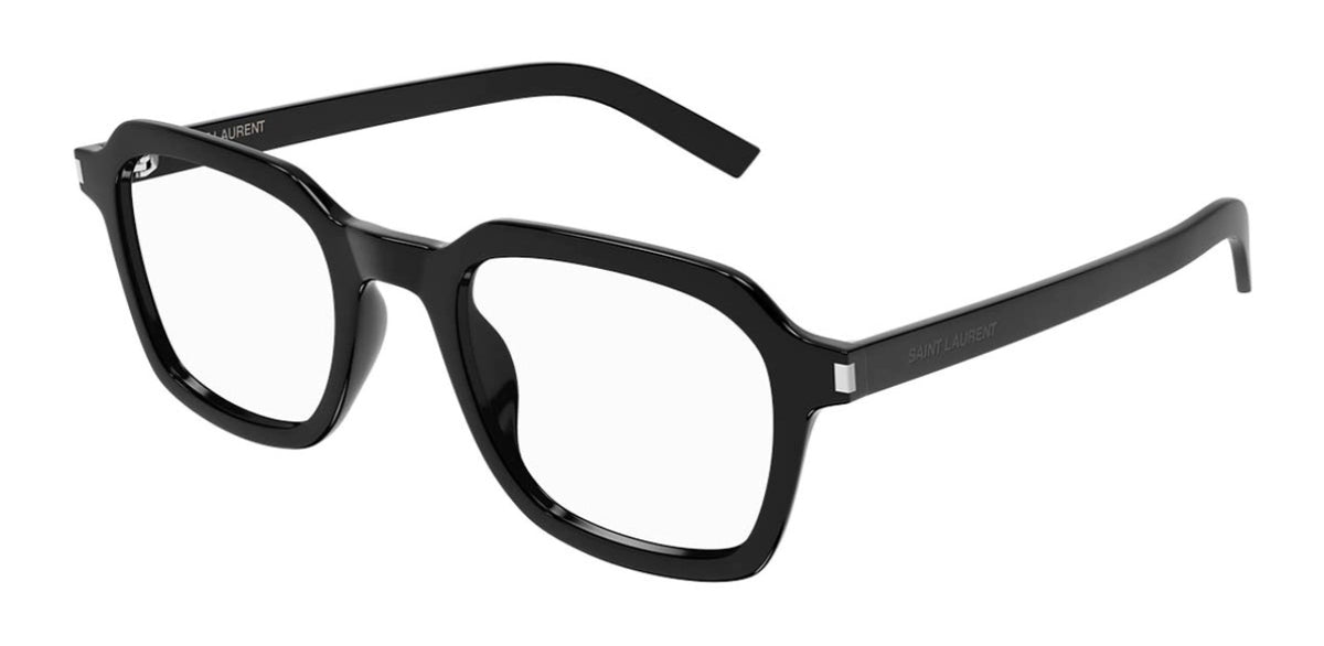 Saint Laurent SL 715 -001 Unisex SQUARED Optical Frame - BLACK