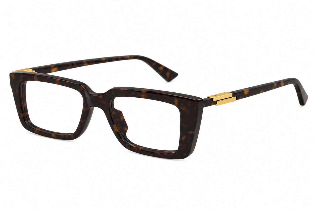 Bottega Veneta BV14480 -002 Womens RECTANGULAR / SQUARED OPTICAL Frame - HAVANA