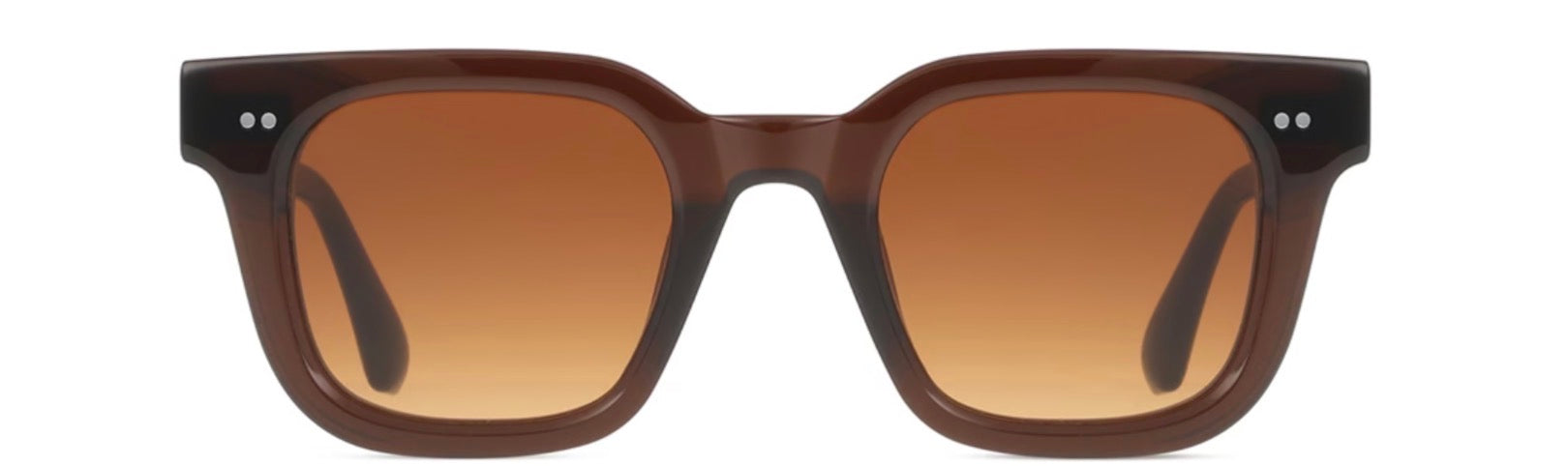 Chimi 23868 Rectangle Sunglasses - Brown