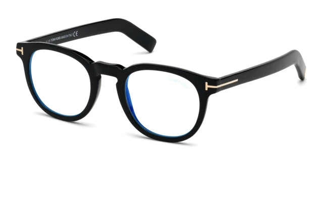 Tom Ford 24523 Men’s Oval Frames - Shiny Black