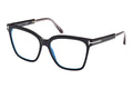 Tom Ford 5892 Men’s Square Optics - Shiny Black (Size 56)