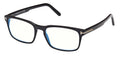 Tom Ford 5938B Men rectangle Optics - Shiny Black (size 54-18)