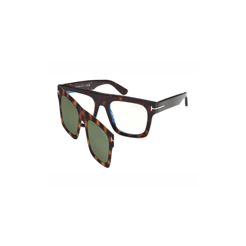 Tom Ford 6068B Men’s Square Glasses- Dark Tortoise (size 53)