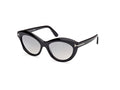 Tom Ford 1111 Eco Women’s Cat Eye Glasses - Black (size 55-16)