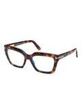Tom Ford 6093B Women’s Cat Eye Opticals - Dark Tortoise (size 53-18)
