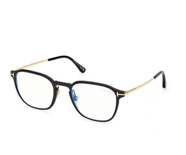 Tom Ford 6087 B Men’s Square Opticals - Matte Black (size 53-22 )
