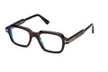 Tom Ford 6123 B Men’s Square Opticals - Dark Havana Tortoise (size 48-20 )