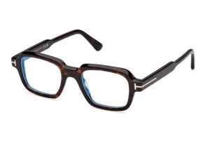 Tom Ford 6123 B Men’s Square Opticals - Dark Havana Tortoise (size 48-20 )