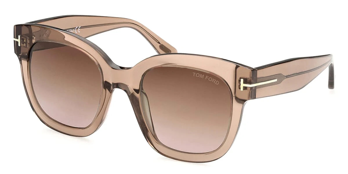 Tom Ford 613 beatrix - 02 Woman’s Square Sunglasses -Brownish Pink(size 52-22 )