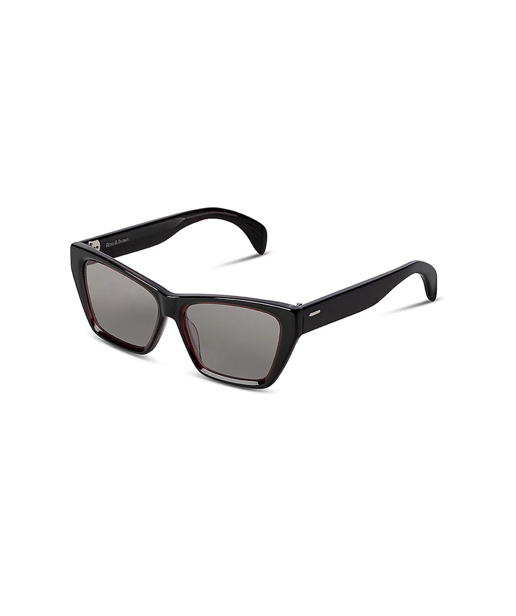 Ross and Brown 24144 Mens Cat Eye SUNGLASSES - Black