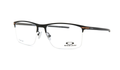 Oakley 22714 Mens Rectangle Optical Frames - Black Bronze