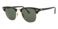 Ray Ban RB3016 Clubmaster Triangle - Black/Gold