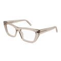 Saint Laurent 23701 Womens Cat Eye Optical Frames - Beige