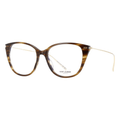 Saint Laurent 23707 Womens Cat Eye Optical Frames - Havana