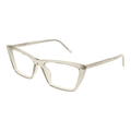 Saint Laurent 23700 Womens Cat Eye Optical Frames - Transparent