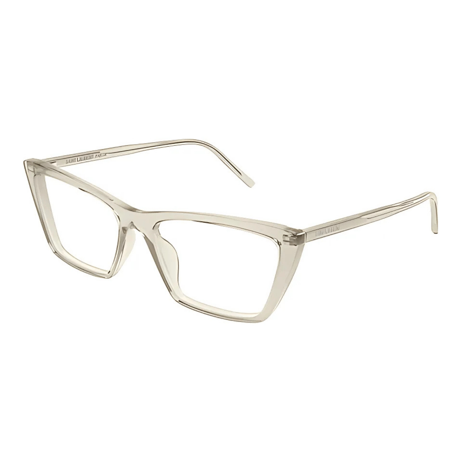 Saint Laurent 23700 Womens Cat Eye Optical Frames - Transparent