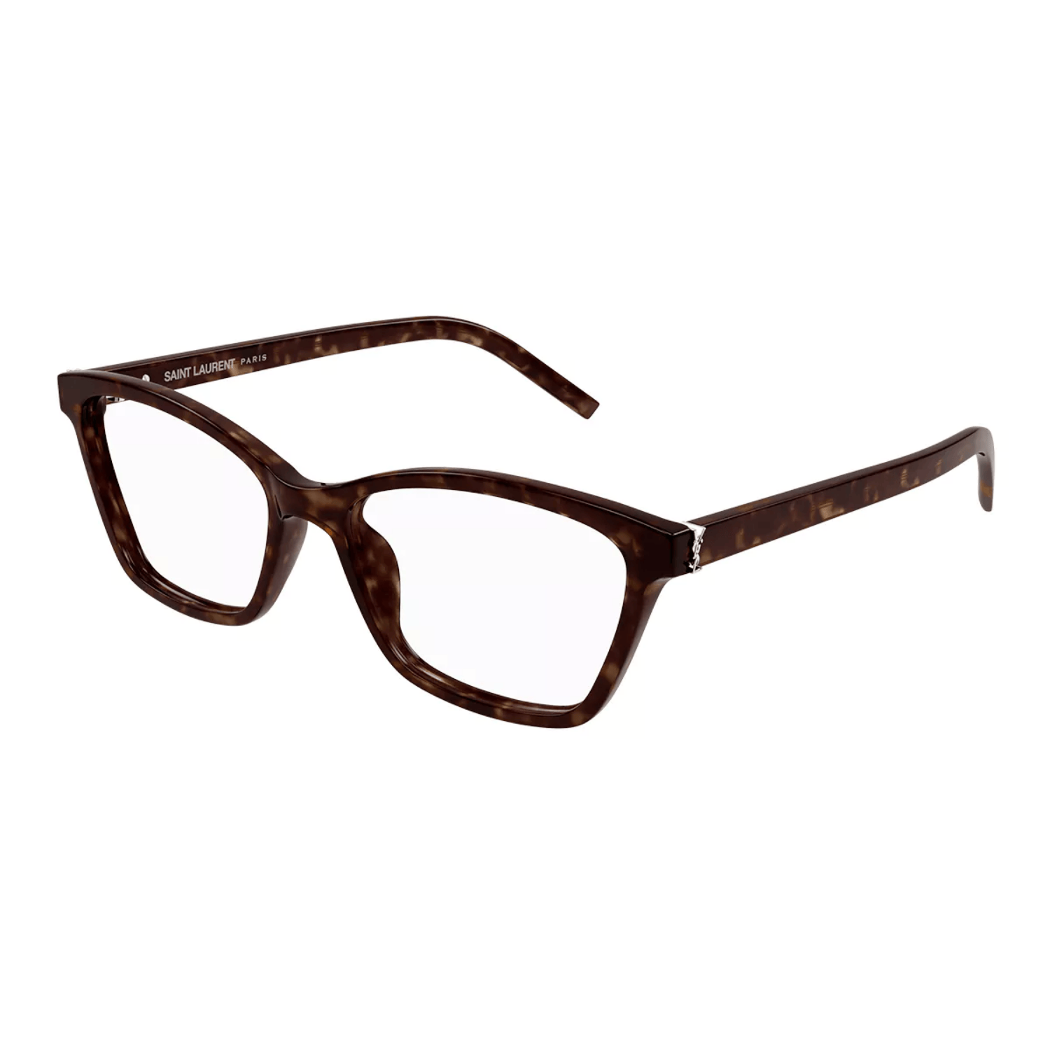 Saint Laurent 23709 Womens Cat Eye Optical Frames - Havana