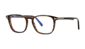 Tom Ford 10179 Womens Rectangular Optical Frames - Havana