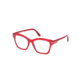 Tom Ford 10156 Womens Cat Eye Optical Frames - Red