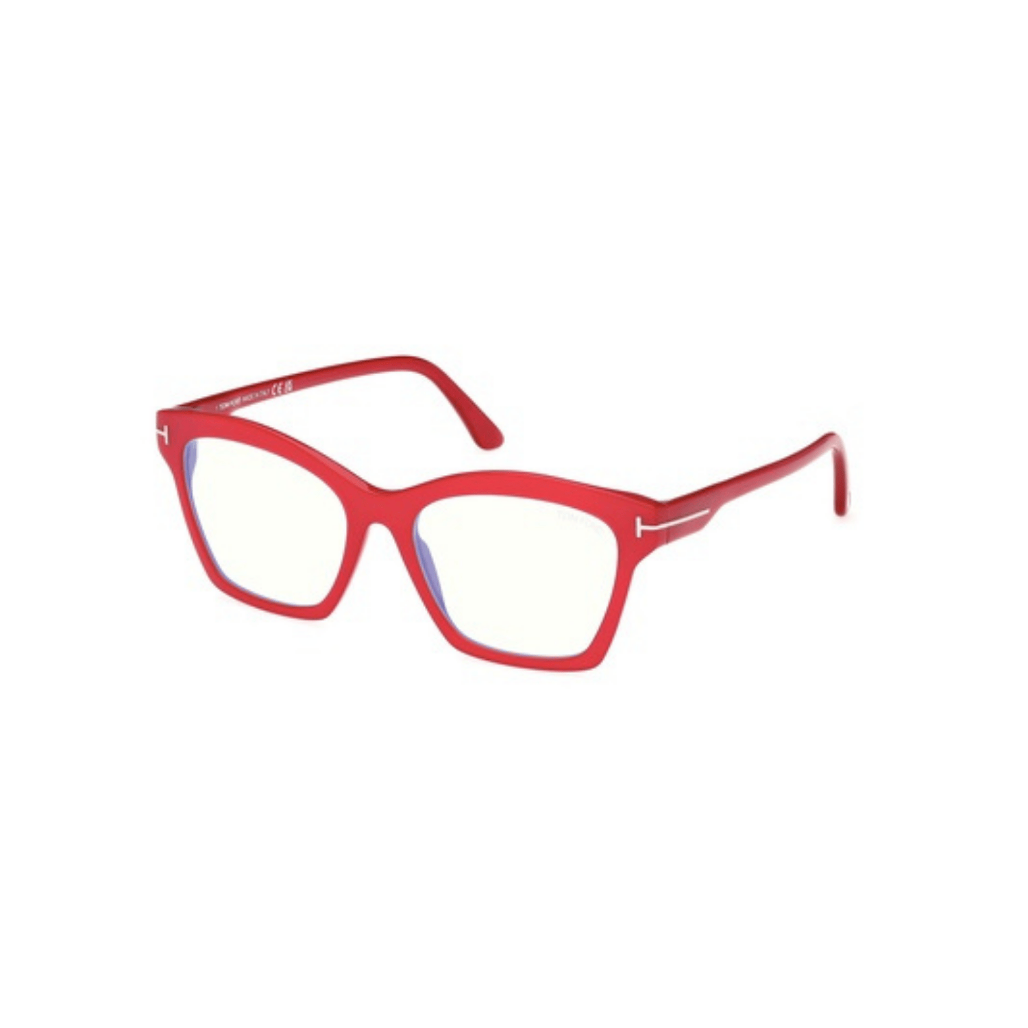 Tom Ford 10156 Womens Cat Eye Optical Frames - Red