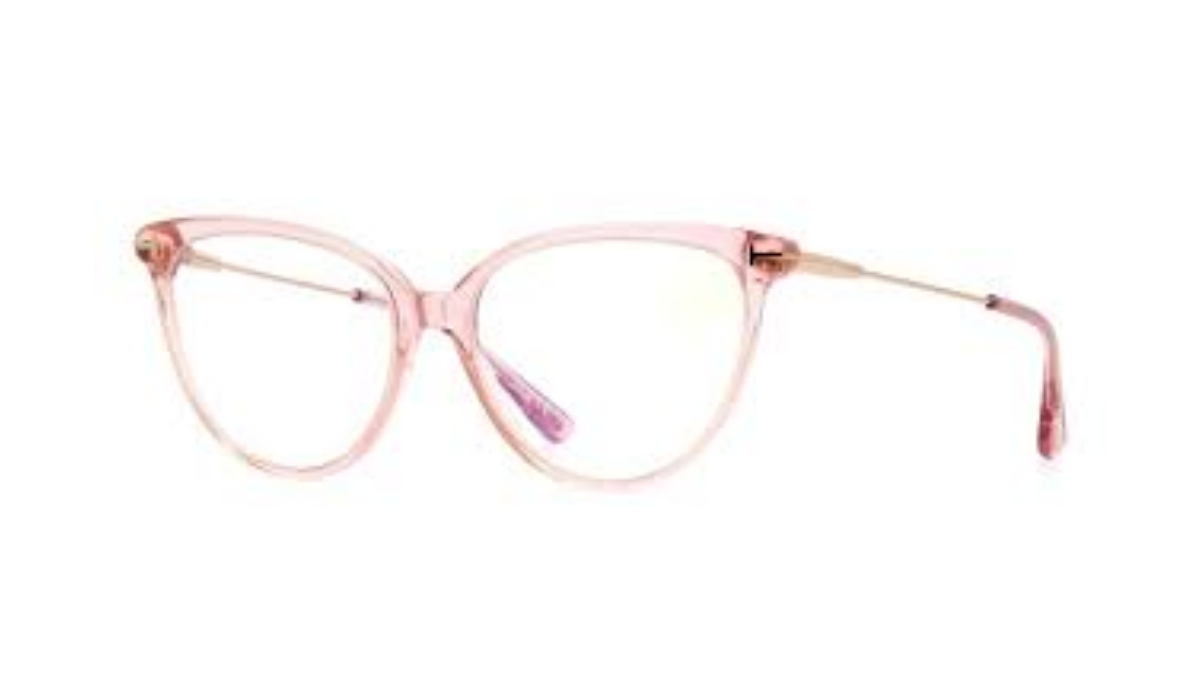 Tom Ford 20622 Womens Round Optical Frames - Crystal Pink