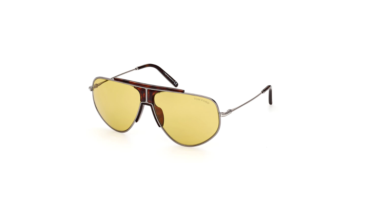 Tom Ford 23095 Mens Round SUNGLASSES - Gold