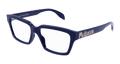 Multi-brand AM0332O-004 Mens RECTANGULAR / SQUARED Optical Frame - Blue